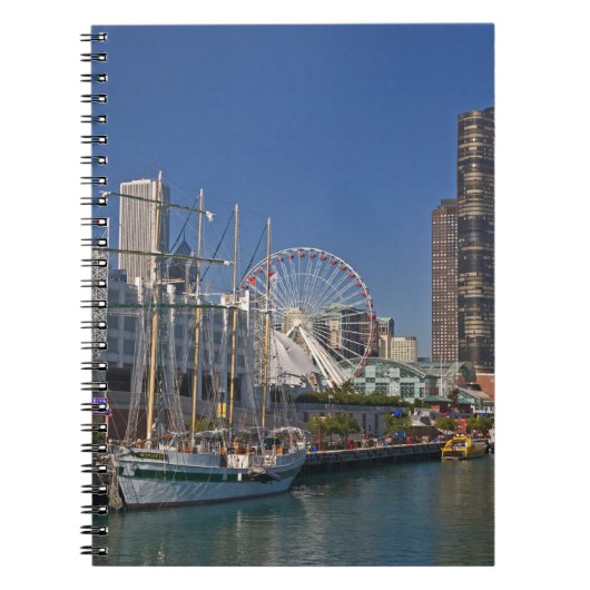 Carnet Vue de la Marine Pier 2 de Chicago (Devant)
