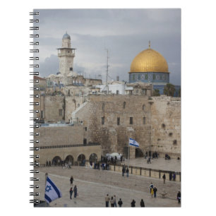Carnet Vue de la place du Mur occidental, fin d'après-mid