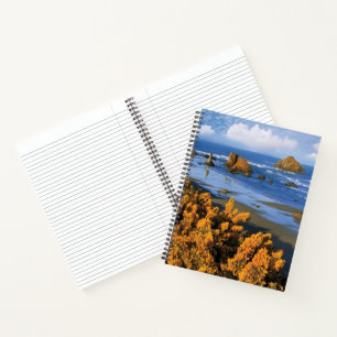Carnet Vue de la plage de l'Oregon à Bandon