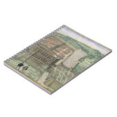 Carnet Vue de la villa Farnese et des jardins, de 'C (Côté gauche)