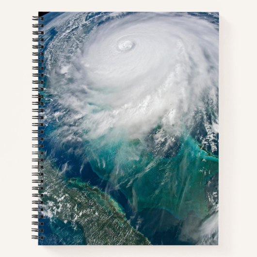 Carnet Vue De L'Ouragan Dorian. (Devant)
