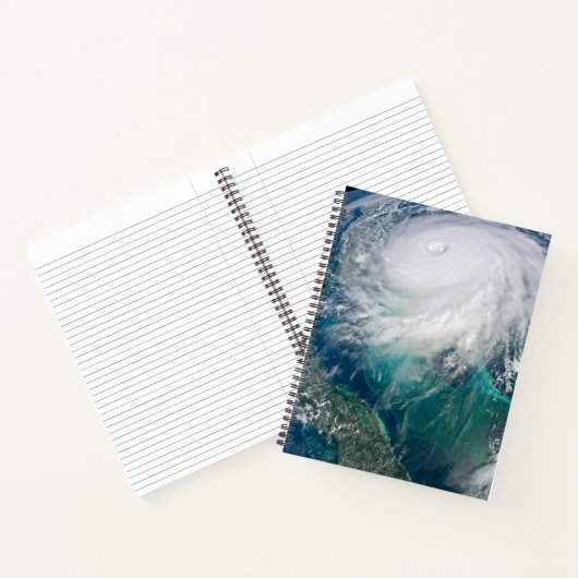 Carnet Vue De L'Ouragan Dorian. (Intérieur)