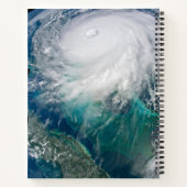 Carnet Vue De L'Ouragan Dorian. (Dos)