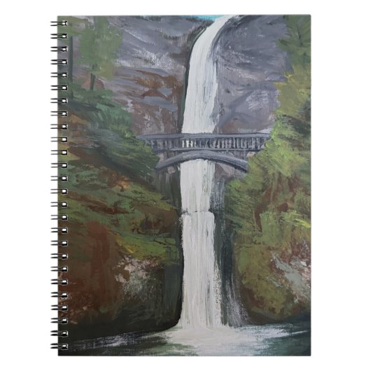 Carnet Vue de Multnomah Falls (Devant)