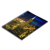 Carnet Vue de nuit de San Francisco. (Côté gauche)
