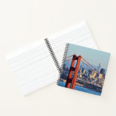 Carnet Vue de San Francisco à travers Golden Gate Bridge (Intérieur)