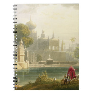 Carnet Vue de Sassoor dans Deccan, du volume II de '