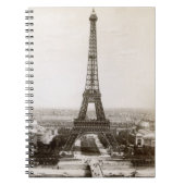 Carnet Vue de Tour Eiffel, 1900 (Devant)