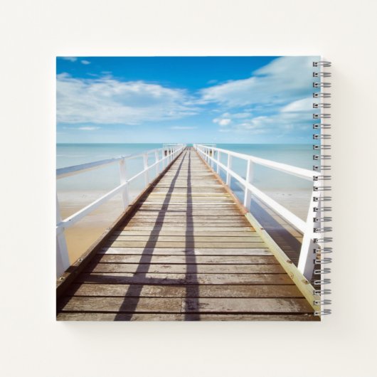 Carnet Vue depuis Pier sur la mer (Dos)