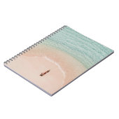 Carnet Vue Drone, Vacances Plage Rose. (Côté gauche)