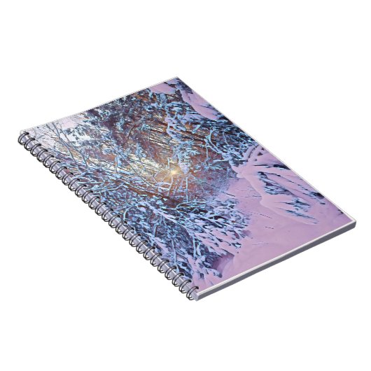 Carnet Vue forestière d'hiver (Côté Droit)