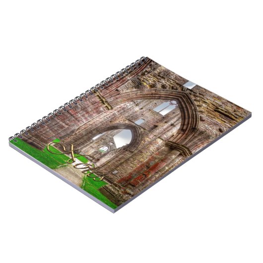 Carnet Vue intérieure de l'ancienne abbaye de Tintern Pay (Côté gauche)