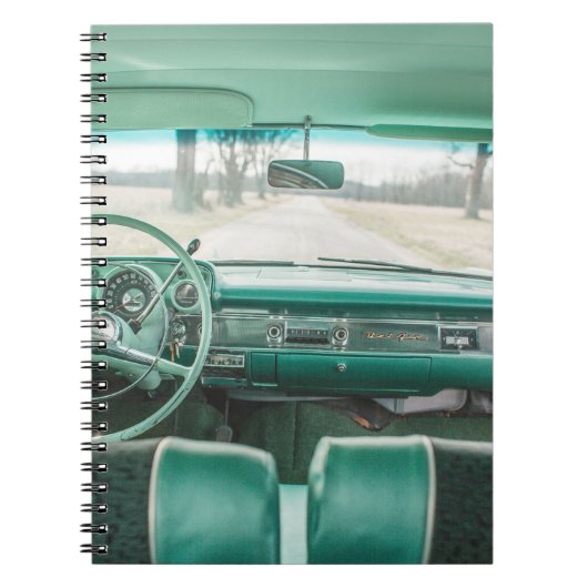 CARNET VUE INTÉRIEURE DU VÉHICULE SUR LA ROUTE (Devant)