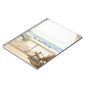 Carnet Vue océanique plage sérénité (Côté gauche)