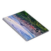 Carnet Vue pittoresque du coucher de soleil violet d'Athè (Côté Droit)