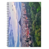 Carnet Vue pittoresque du coucher de soleil violet d'Athè (Devant)