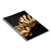 Carnet Vue rapprochée de l'or naturel peint monstère trop (Côté Droit)