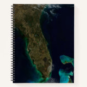 Carnet Vue Satellite Sur La Floride. (Devant)