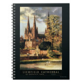 Carnet Vue sur la cathédrale de Lichfield (Devant)