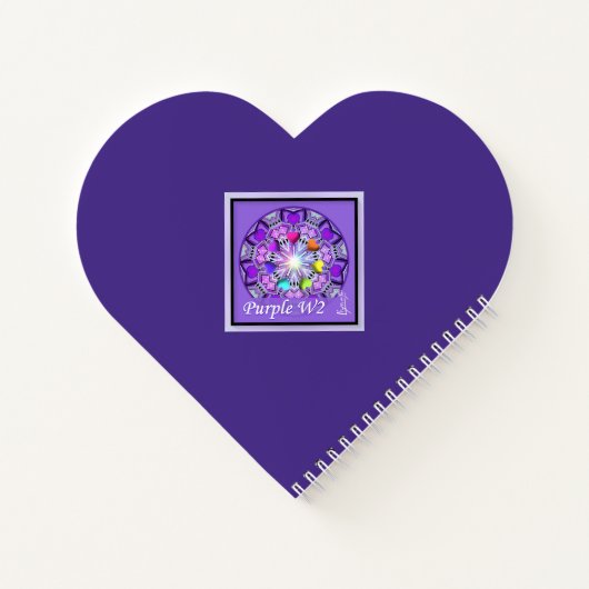 Carnet W2 pourpre (Dos)