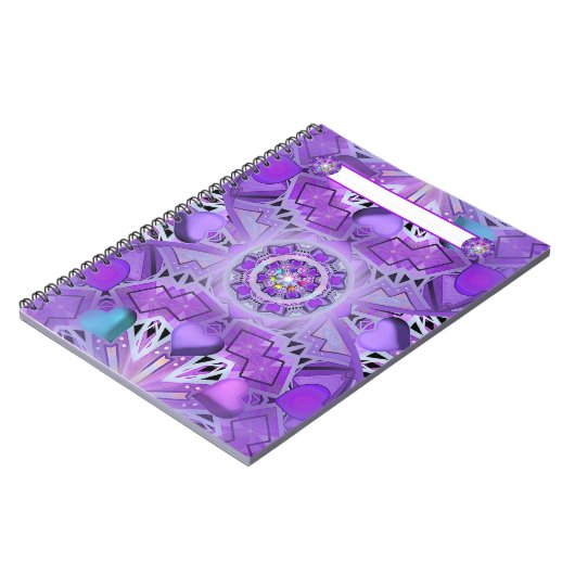 Carnet W2 pourpre (Côté gauche)