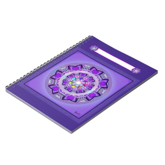 Carnet W2 pourpre (Côté gauche)