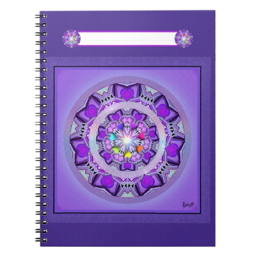 Carnet W2 pourpre (Devant)