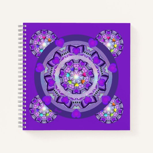 Carnet W2 pourpre (Devant)