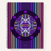 Carnet W3 violet (Devant)