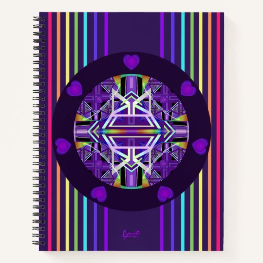 Carnet W3 violet (Devant)