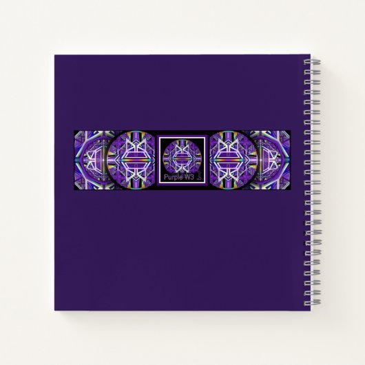 Carnet W3 violet (Dos)