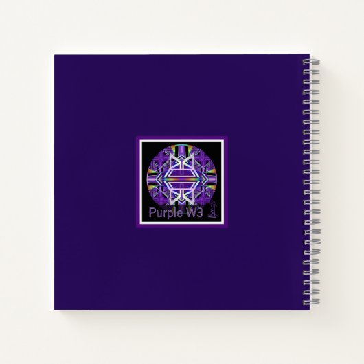 Carnet W3 violet (Dos)