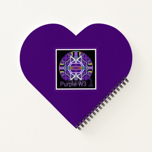 Carnet W3 violet (Dos)