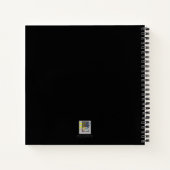 Carnet w. image de pierre + texte inspirant (Dos)