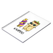 Carnet W-rappers Blague alimentaire drôle  (Côté gauche)