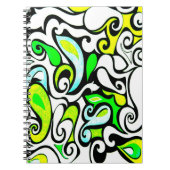 Carnet Wacky Retro Swirl 3 (Devant)