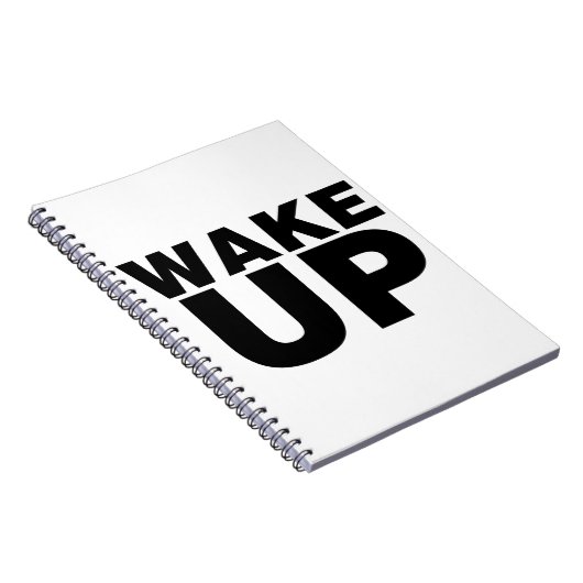 Carnet Wake up Black (Côté Droit)