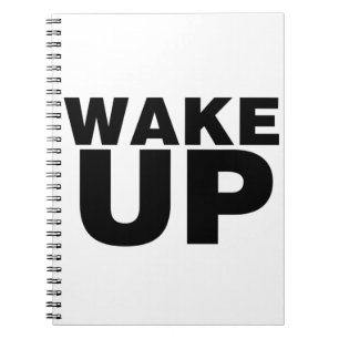 Carnet Wake up Black
