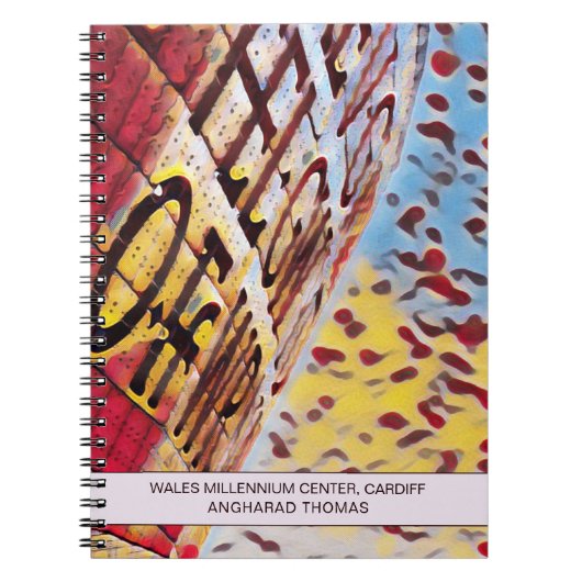 Carnet Wales Millennium Centre Cardiff Art numérique (Devant)