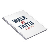 Carnet Walk by Faith 2 Cor 5:7  (Côté Droit)