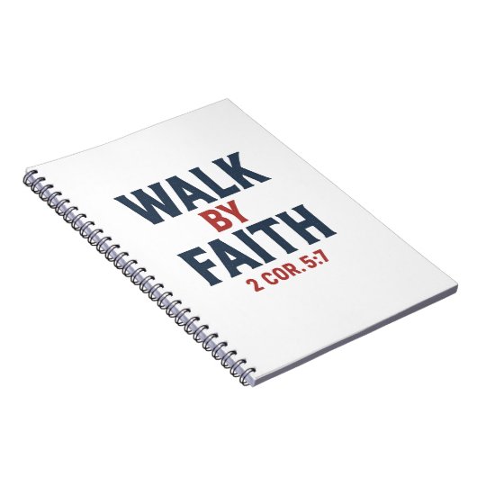 Carnet Walk by Faith 2 Cor 5:7 (Côté Droit)