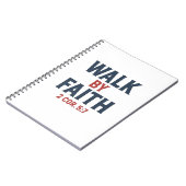 Carnet Walk by Faith 2 Cor 5:7  (Côté gauche)