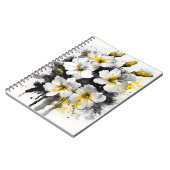Carnet Wallflower - Fleurs aquarelle (Côté gauche)