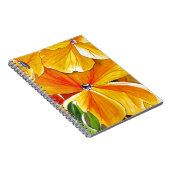 Carnet Wallflower originale aquarelle art floral (Côté Droit)