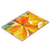 Carnet Wallflower originale aquarelle art floral (Côté gauche)