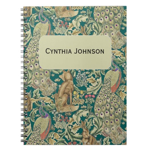 Carnet Walter Morris "Forest" personalized (Devant)