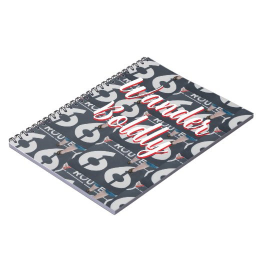 Carnet Wander Boldly (Côté gauche)