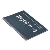 Carnet Wanderlust définition blanc gris bleu couleur (Côté Droit)