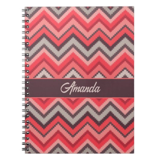 Carnet Warm Chevron (Devant)