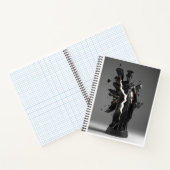 Carnet Warrior Geometric Graphite Abstract Notebook (Intérieur)